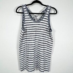 Market &‎ Spruce Stitch Fix Tank Top Striped Tie Back Women's Size Small